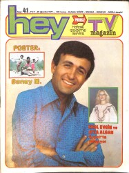Hey Dergisi 22 Ağustos 1977 Sayı: 41 - Elvis Presley Öldü - Cem Karaca Emekçi Teknesi Aldı - Ferdi Tayfur'a Açık Çek - Cüneyt Arkın'a Tatil Yasak NDR96197 - Gökçekoleksiyon