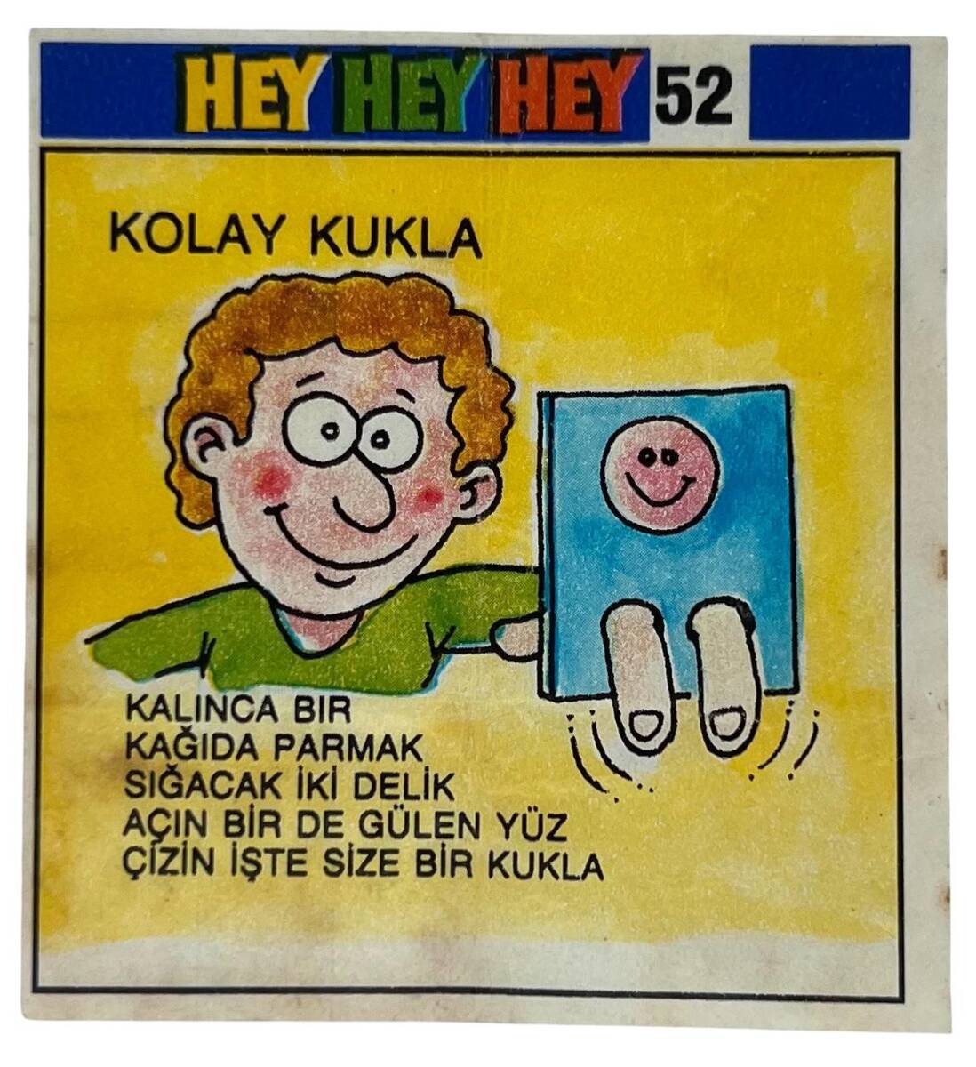 HEY Sakız Kağıdı No 52 Sakız Kağıdı Stickers SKZ1011 - 3
