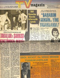 Hey Tv Magazin 15 Mayıs 1978 - Bülent Ecevit, Erol Aksoy, Senai Erener, Cengiz Taşer, Levet Kırca, Yalçın Gülhan, Behiye Aksoy NDR84769 - Gökçekoleksiyon