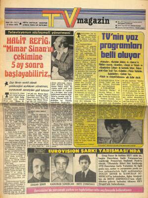 Hey Tv Magazin 17 Nisan 1978 - Halit Refiğ - Doğan Şener, Rüçhan Çamay, Nazan Şoray, Erhun Ateş NDR84760 - 1
