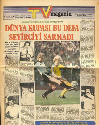 Hey Tv Magazin 19 Haziran 1978 - Bekir Kartaş, Mehmet Karakaya, Esmeray, Farrah Fawcett, Çetin Öner, Maria Salerno NDR84767 - 1