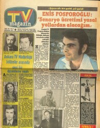 Hey Tv Magazin 20 Haziran 1977 - Neslihan Gence, Nazif Arda, Gülizar Akıllıoğlu, Ersan Başbuğ, Paul Muni, Senem Kayra NDR8477 - Gökçekoleksiyon