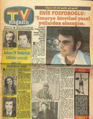Hey Tv Magazin 20 Haziran 1977 - Neslihan Gence, Nazif Arda, Gülizar Akıllıoğlu, Ersan Başbuğ, Paul Muni, Senem Kayra NDR8477 - 1