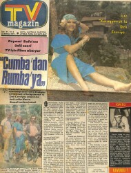 Hey Tv Magazin - 25 Temmuz 1977 - David Carradine, M. Ali Erbil, Süreyya, Cüneyt Gökçer Günay Armen - Gökçekoleksiyon