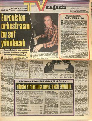 Hey Tv Magazin 30 Ocak 1978 - Çılgın Canie, Asu Maralman, Zeki Çetin, Dinçer Sümer, Nejat Uygur NDR84757 - 1