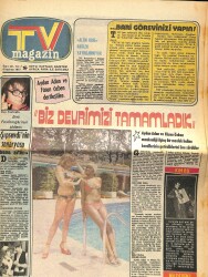 Hey Tv Magazin 6 Haziran 1977 - Enis Fosforoğlu, Aydan Adan, Diana Rigg, Cenk Koray, Hale Soygazi, Anne Marie David, Yılmaz Çoğulu NDR84765 - Gökçekoleksiyon