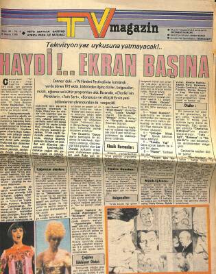 Hey Tv Magazin 8 Mayıs 1978 - Leif Garrett, Nilüfer, Ahmet Üstel, Lorne Green, Altan Erbulak, Ferhan Şensoy NDR84774 - 1