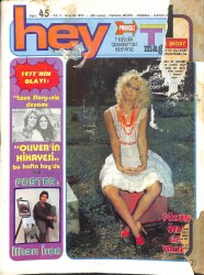 Hey Tv Magazin Dergisi 19 Eylül 1977 - Oliver, Füsun Önal, Işıl Yücesoy, Ömür Görsel, Erol Büyükburç, Gılla, Edip Akbayram, Cerrone - NDR84728 - Gökçekoleksiyon
