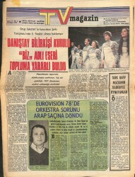 Hey TV Magazin Dergisi Sayı 11 23 Ocak 1978 - Feridun Çölgeçen i Kaybettik, Nevin Pere, Alberto Lupo Ölümle Pençeleşiyor NDR82322 - Gökçekoleksiyon