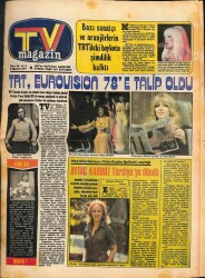 Hey TV Magazin Dergisi Sayı 39 8 Ağustos 1977 - Ümit Aktan Bekarlığa Veda Ediyor, Mehmet Ali Erbil Kadrolu Sanatçı Oldu NDR82319 - Gökçekoleksiyon