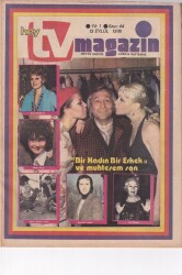 Hey Tv Magazin Sayı44 13 Eylül 1976 Rüçhan Çamay Televizyonu Sunar, Tekin Akmansoy , Gönül Yazar Ve Ümit Tokcan Boykot Listesinde NDR45285 - Gökçekoleksiyon