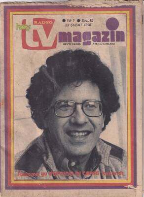 Hey Tv Radyo Magazin Sayı15 23 Şubat 1976 Ayla Algan Silindi Barış Manço Yazıldı ,George Hamilton Katil Olacak ,Peppino Di Capri Kazandı NDR45284 - 1