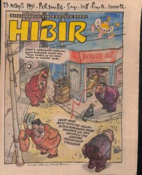 Hıbır Dergisi Sayı 108 Kıtalararası Sinir Bozucu Dergi 23 Mayıs 1991 NDR20939 - Gökçekoleksiyon