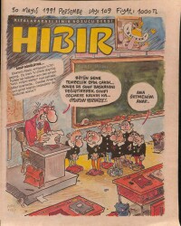 Hıbır Dergisi Sayı 109 Kıtalararası Sinir Bozucu Dergi 30 Mayıs 1991 NDR20940 - Gökçekoleksiyon