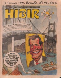 Hıbır Dergisi Sayı 116 Kıtalararası Sinir Bozucu Dergi 18 Temmuz 1991 NDR20905 - Gökçekoleksiyon