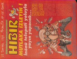 Hıbır Dergisi Sayı 117 Kıtalararası Sinir Bozucu Dergi 25 Temmuz 1991 NDR20906 - Gökçekoleksiyon