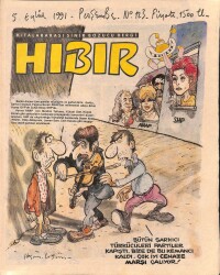 Hıbır Dergisi Sayı 123 Kıtalararası Sinir Bozucu Dergi 5 Eylül 1991 NDR20910 - Gökçekoleksiyon