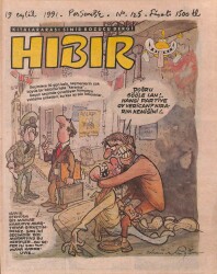 Hıbır Dergisi Sayı 125 Kıtalararası Sinir Bozucu Dergi 19 Eylül 1991 NDR20912 - Gökçekoleksiyon