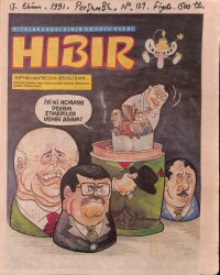 Hıbır Dergisi Sayı 129 Kıtalararası Sinir Bozucu Dergi 17 Ekim 1991 NDR20915 - Gökçekoleksiyon