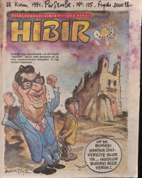 Hıbır Dergisi Sayı 135 Kıtalararası Sinir Bozucu Dergi 28 Kasım 1991 NDR20918 - Gökçekoleksiyon