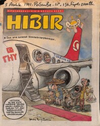 Hıbır Dergisi Sayı 136 Kıtalararası Sinir Bozucu Dergi 5 Aralık 1991 NDR20920 - Gökçekoleksiyon