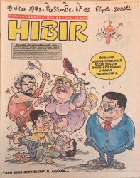 Hıbır Dergisi Sayı 155 Kıtalararası Sinir Bozucu Dergi 16 Nisan 1992 NDR20898 - Gökçekoleksiyon