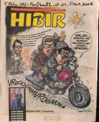 Hıbır Dergisi Sayı 181 Kıtalararası Sinir Bozucu Dergi 15 Ekim 1992 NDR20931 - Gökçekoleksiyon