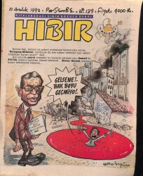 Hıbır Dergisi Sayı 189 Kıtalararası Sinir Bozucu Dergi 10 Aralık 1992 NDR20928 - Gökçekoleksiyon