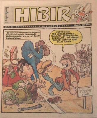 Hıbır Dergisi Sayı 37 Kıtalararası Sinir Bozucu Dergi 11 Ocak 1990 NDR20992 - 1
