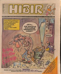 Hıbır Dergisi Sayı 44 Kıtalararası Sinir Bozucu Dergi 1 Mart 1990 NDR20948 - Gökçekoleksiyon