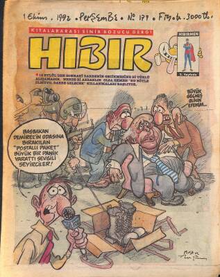 Hıbır Mizah Dergisi 1 Ekim 1992 Sayı 179 NDR80851 - 1
