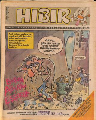 Hıbır Mizah Dergisi 1 Mart 1990 Sayı 44 NDR81119 - 1