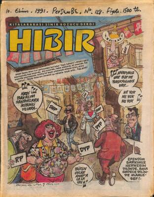 Hıbır Mizah Dergisi 10 Ekim 1991 Sayı 128 NDR80889 - 1