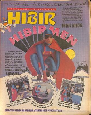 Hıbır Mizah Dergisi 10 Eylül 1992 Sayı 176 NDR80848 - 1