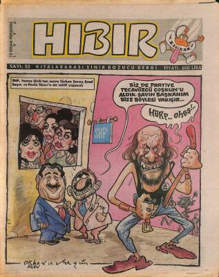 Hıbır Mizah Dergisi 12 Nisan 1990 Sayı 50 NDR81079 - 1