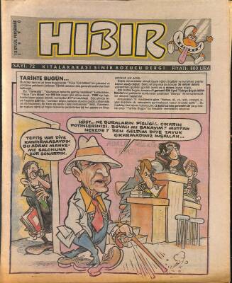 Hıbır Mizah Dergisi 13 Eylül 1990 Sayı 72 NDR80928 - 1