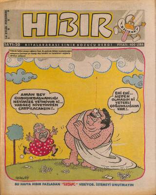 Hıbır Mizah Dergisi 14 Eylül 1989 Sayı 20 NDR81104 - 1