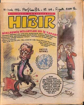 Hıbır Mizah Dergisi 14 Ocak 1993 Sayı 194 NDR80766 - 1