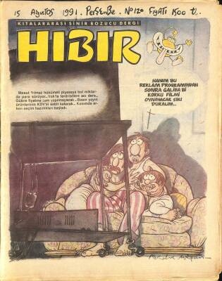 Hıbır Mizah Dergisi 15 Ağustos 1991 Sayı 120 NDR80872 - 1