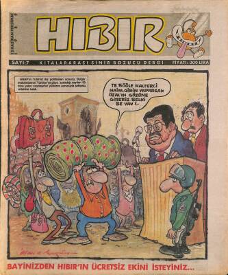 Hıbır Mizah Dergisi 15 Haziran 1989 Sayı 7 NDR81084 - 1