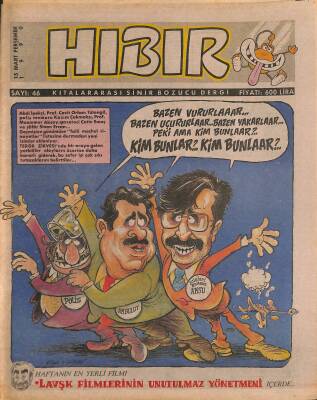 Hıbır Mizah Dergisi 15 Mart 1990 Sayı 46 NDR81075 - 1