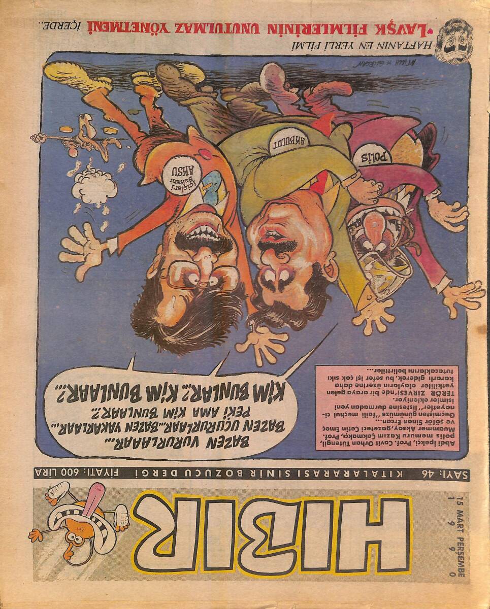 Hıbır Mizah Dergisi 15 Mart 1990 Sayı 46 NDR95296 - 1
