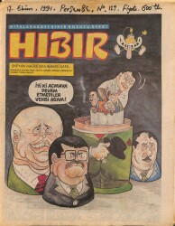 Hıbır Mizah Dergisi 17 Ekim 1991 Sayı 129 NDR80890 - Gökçekoleksiyon