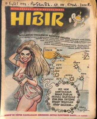 Hıbır Mizah Dergisi 17 Eylül 1992 Sayı 177 NDR80849 - 1