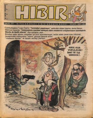 Hıbır Mizah Dergisi 18 Ekim 1990 Sayı 77 NDR81039 - 1