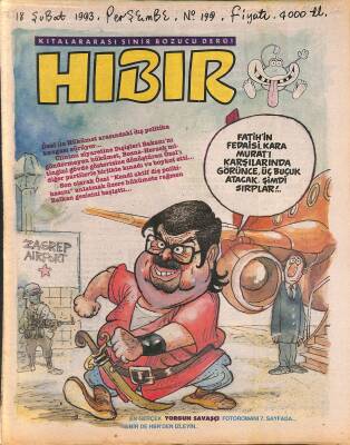 Hıbır Mizah Dergisi 18 Şubat 1993 Sayı 199 NDR80758 - 1
