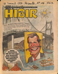 Hıbır Mizah Dergisi 18 Temmuz 1991 Sayı 116 NDR80866 - Gökçekoleksiyon