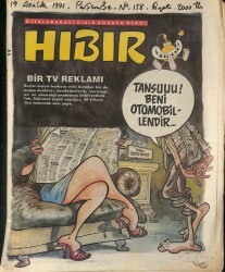 Hıbır Mizah Dergisi 19 Aralık 1991 Sayı 138 NDR80819 - Gökçekoleksiyon