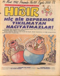Hıbır Mizah Dergisi 19 Mart 1992 Sayı 151 NDR80832 - Gökçekoleksiyon