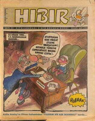 Hıbır Mizah Dergisi 19 Nisan 1990 Sayı 51 NDR81080 - 1